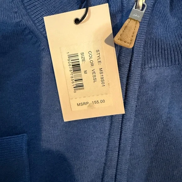 NWT Peter Millar Men's Crown Soft Quarter Zip Sweater